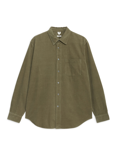 Relaxed Cord Shirt - Green
