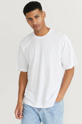 Resteröds T-shirt Mid Sleeve Tee Organic Cotton Vit