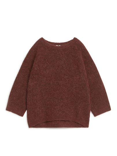 Alpaca Blend Jumper - Red