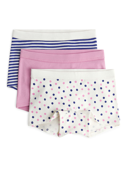 Cotton Jersey Boxer Briefs - Pink