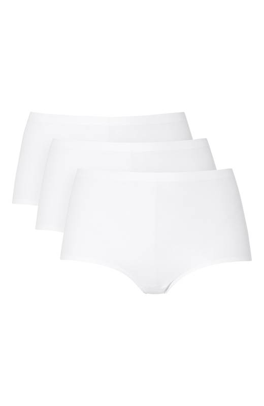 Cellbes Sömlös trosa hög midja 3-Pack Vit