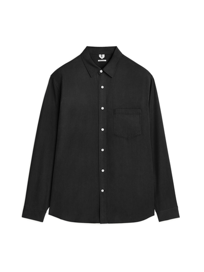 Fluid Lyocell Shirt - Black