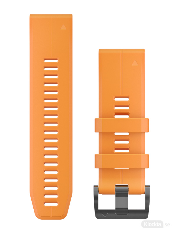 Garmin Armband 26mm QuickFit Solar Flare Orange Silicone 010-12741-03