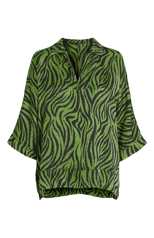 Amy's Stories Blus Zoè Grön Zebra