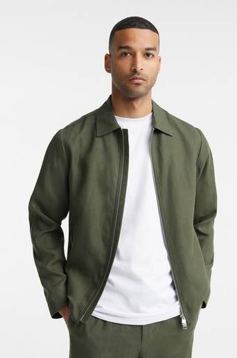 Tiger of Sweden Overshirt Maddon Grön