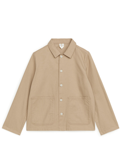 Relaxed Overshirt - Beige