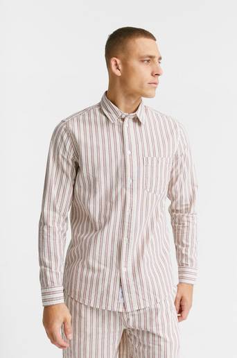 Legends Skjorta Odessa Stripe Shirt Röd