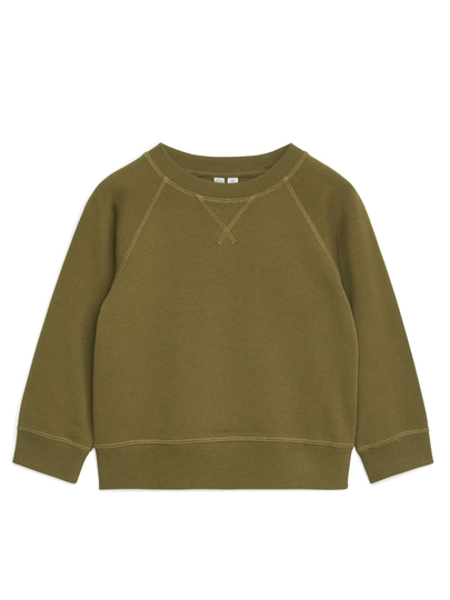Crew-Neck Sweatshirt - Green