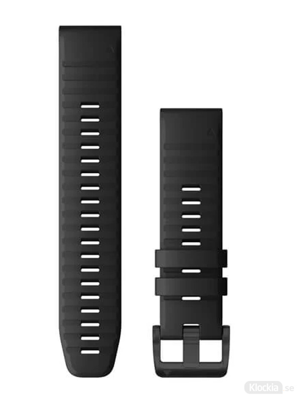 Garmin QuickFit 22mm klockarmband, Svart Silikon 010-12863-00