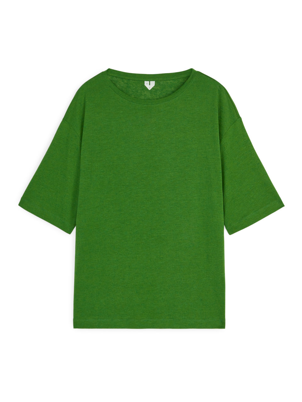 Lyocell-Linen T-shirt - Green