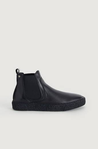 Sneaky Steve Boots Sluggish Leather Svart