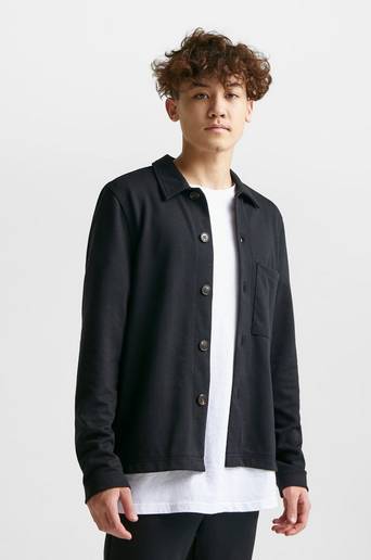 Studio Total Skjorta New Soft Overshirt Svart