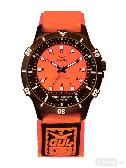 GUL No. One IPB Orange Velcro 535216210 - Herrklocka