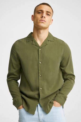 Studio Total Icon Tencel Shirt Grön