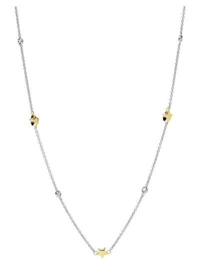 FOSSIL Halsband Elliott – Silver/Guld JFS00561998