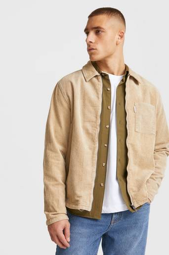 Studio Total Overshirt Zip Cord Overshirt Beige