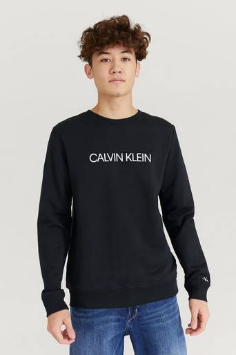 Calvin Klein Sweatshirt Instutional Logo Svart
