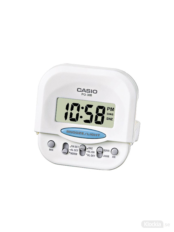 CASIO WakeupTimer White_Basic PQ-30B-7EF