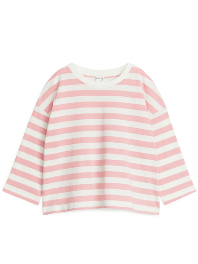 Long Sleeve Jersey Top - Pink
