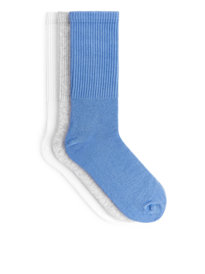 Sporty Cotton Socks - Grey