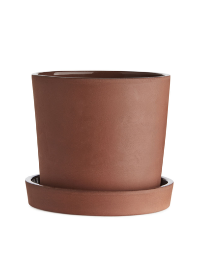 Terracotta Flower Pot 12 cm - Red