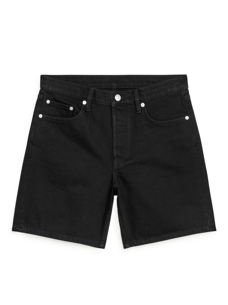 Denim Shorts - Black