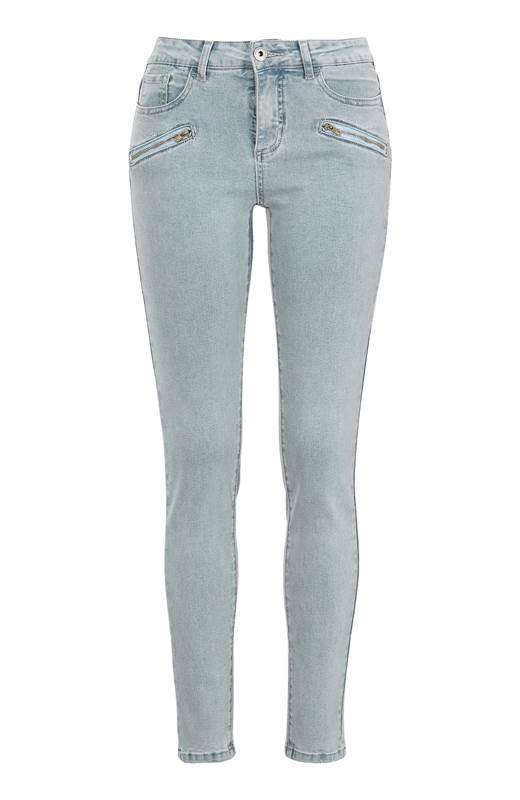 Cellbes Smala femficksjeans i ljus denim Ljusblå Denim