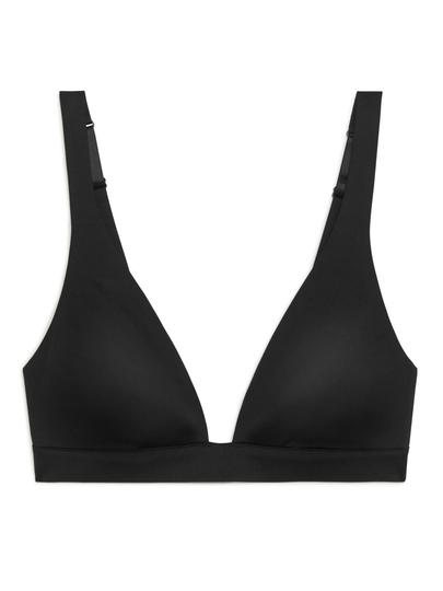 Light Padded Micro Bra - Black