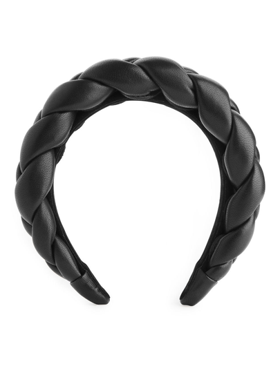 Braided Alice Band - Black