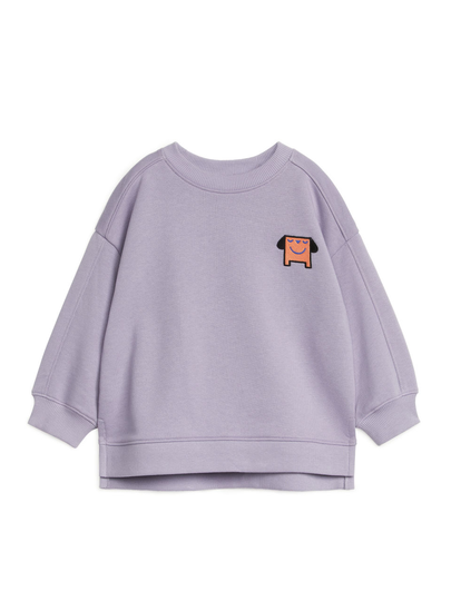 Oversized Sweatshirt - Purple