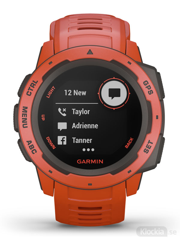 Garmin Instinct® Röd 45mm 010-02064-02 Träningsklocka