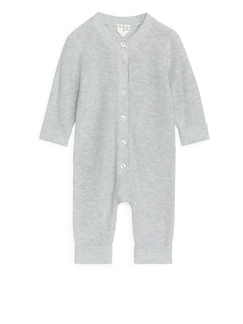Knitted Overall - Grey