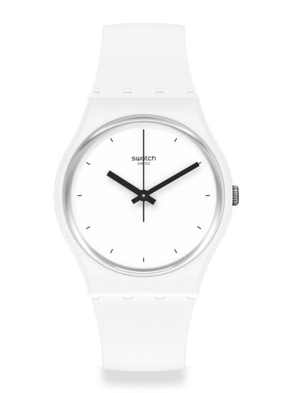 SWATCH Think Time White SO31W100 Damklocka