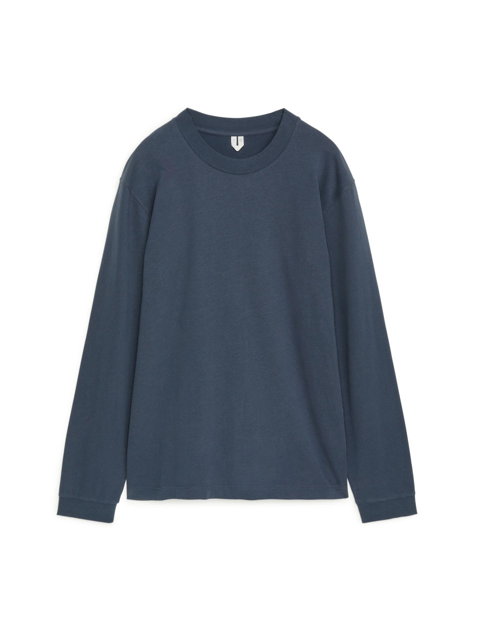 Long-Sleeved Organic Cotton T-Shirt - Blue