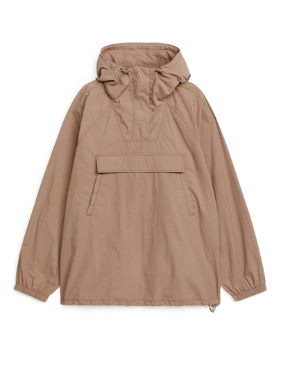 Paper Nylon Anorak - Beige