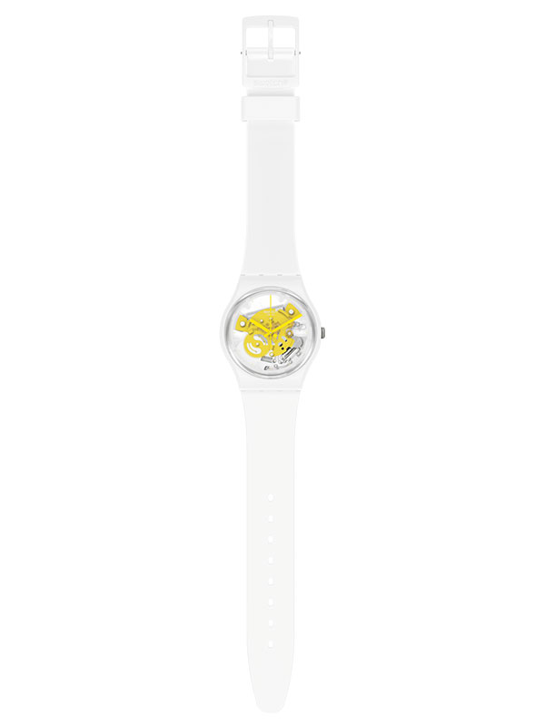 SWATCH Time To Yellow Small SO31W105 Unisexklocka