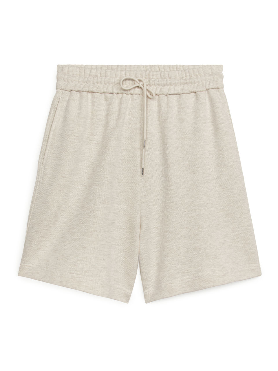 Lyocell Blend Shorts - Beige