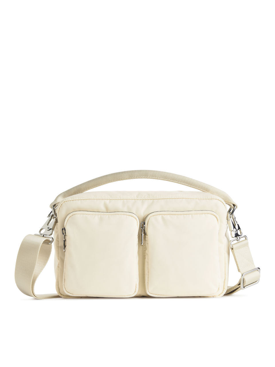 Multipocket Crossbody Bag - Beige