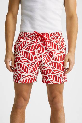 Björn Borg Badshorts Borg Print Swim Shorts Röd