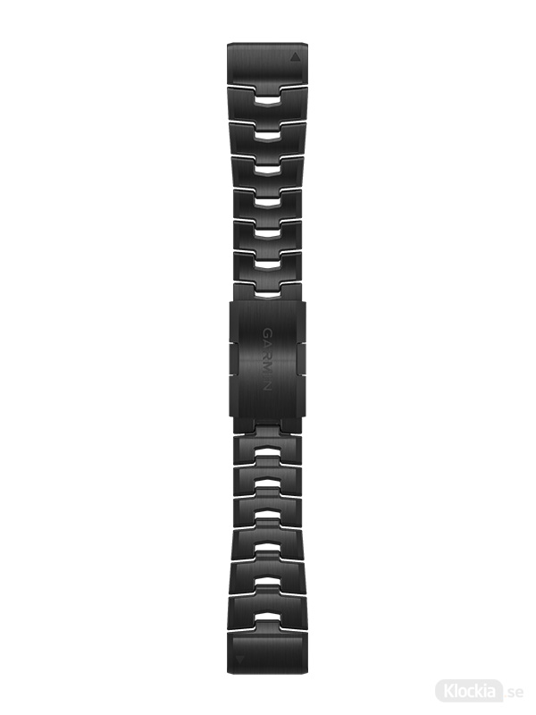 Garmin Armband 26mm QuickFit Ventilerande titanarmband med kolgrå beläggning i diamantliknande kol 010-12864-09