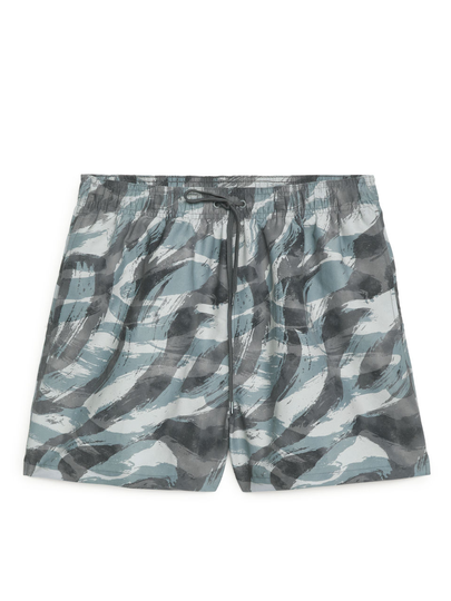 Printed Swim Shorts - Yellow