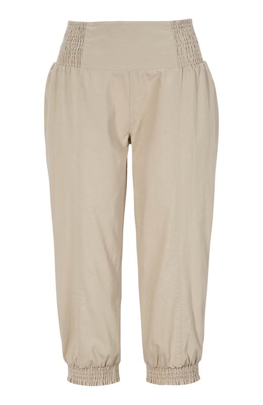 Cellbes Capribyxa med smockresår Beige