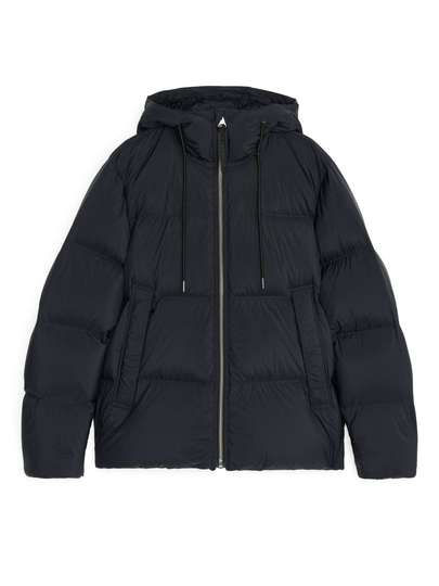 Down Puffer Jacket - Black