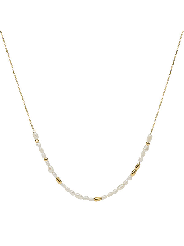FOSSIL Halsband Drew - Guld JF03808710 Damsmycke