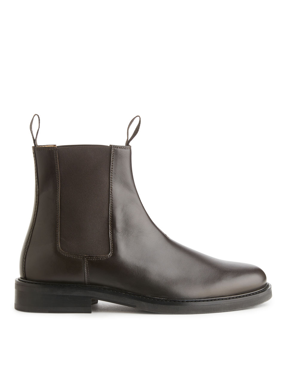Leather Chelsea Boots - Brown