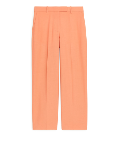 Wool Trousers - Orange