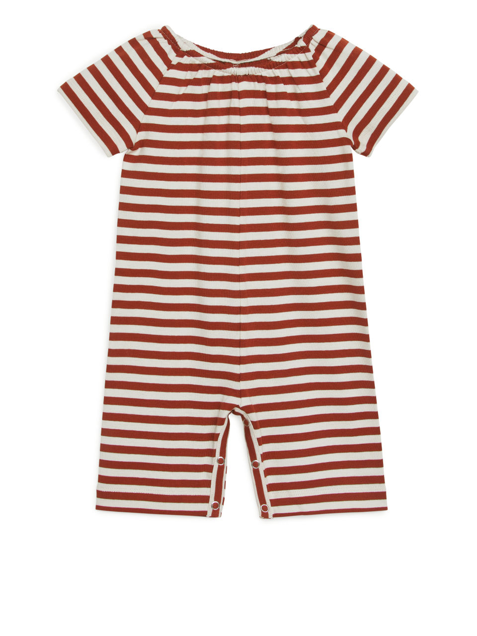 Striped Jumpsuit - Orange