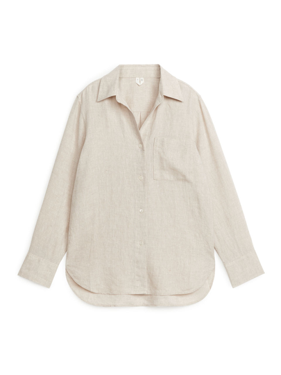 Linen Shirt - Beige