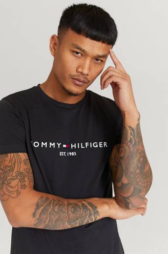 Tommy Hilfiger T-Shirt Tommy Logo Tee Svart