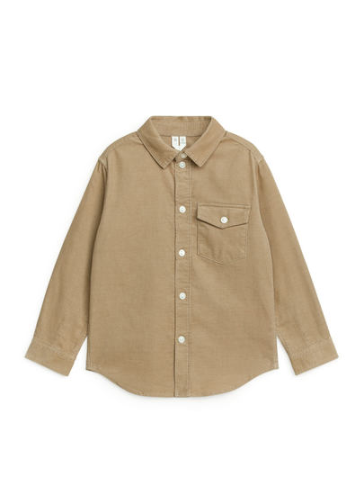 Corduroy Shirt - Beige
